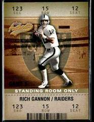 Rich Gannon Football Cards 2003 Fleer Authentix Prices