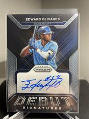 Edward Olivares #DS-EO Baseball Cards 2022 Panini Prizm Debut Signatures Prices