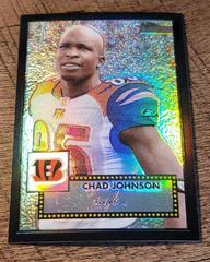 Chad Johnson [Black Refractor] #THC45 Football Cards 2006 Topps Heritage Chrome Prices