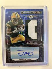 Jayden Reed [Deep Sea Mojo Electric Etch] #135 Football Cards 2023 Panini Obsidian Signature Prices