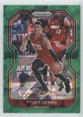Tyler Herro [Green Ice Prizm] #218 Basketball Cards 2020 Panini Prizm Prices