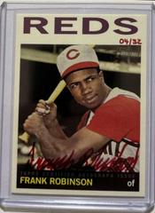 Frank Robinson [Red Ink] #FR Baseball Cards 2013 Topps Heritage Real One Autographs Prices