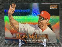 Mark McGwire [Orange Refractor] Baseball Cards 2019 Stadium Club Chrome Prices