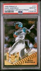 Gary Sheffield [Artist's Proof] #171 Baseball Cards 1996 Pinnacle Starburst Prices