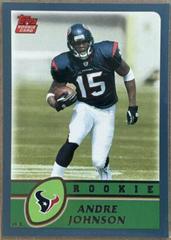 Andre Johnson [Collection] #380 Football Cards 2003 Topps Prices