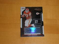 Larry Johnson [Signature Proof Gold] #36 Football Cards 2006 Playoff NFL Playoffs Prices