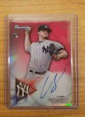 Clarke Schmidt [Red Refractor] Baseball Cards 2021 Bowman Sterling Rookie Autographs Prices