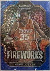 Kevin Durant [Blue Shimmer] #17 Basketball Cards 2023 Panini Prizm Draft Picks Fireworks Prices