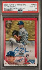 Gavin Stone [Red Wave] #RA-GS Baseball Cards 2023 Topps Chrome Update Rookie Autographs Prices