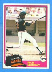 Rich Murray #195 Baseball Cards 1981 Topps Prices