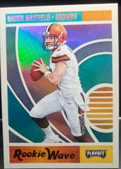 Baker Mayfield [Gold] #1 Football Cards 2018 Panini Playoff Rookie Wave Prices