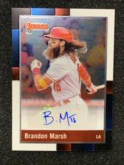 Brandon Marsh [Holo] Baseball Cards 2022 Panini Donruss Optic Retro 1988 Signatures Prices