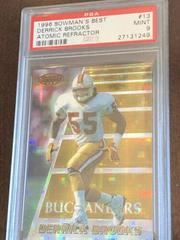 Derrick Brooks [Atomic Refractor] Football Cards 1996 Bowman's Best Prices