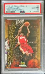 LeBron James #68 Basketball Cards 2003 UD Collectibles Freshman Season Prices
