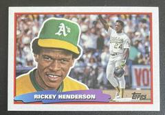 Rickey Henderson Baseball Cards 2022 Topps Archives 1988 Big Minis Prices