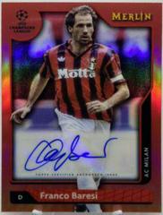 Franco Baresi [Red] Soccer Cards 2021 Topps Merlin Chrome UEFA Autographs Prices