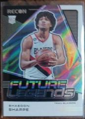 Shaedon Sharpe #8 Basketball Cards 2022 Panini Recon Future Legends Prices