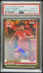 Serge Gnabry [Autograph Gold Refractor] Soccer Cards 2019 Topps Chrome Bundesliga Prices