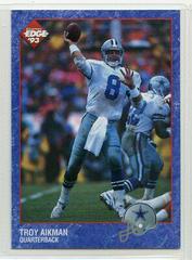 Troy Aikman Football Cards 1993 Collector's Edge Prices