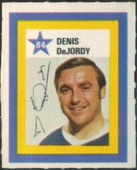 Denis DeJordy #84 Hockey Cards 1970 Colgate Stamps Prices