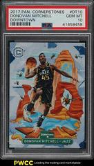 Donovan Mitchell #DT10 Basketball Cards 2017 Panini Cornerstones Downtown Prices