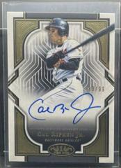 Cal Ripken Jr. Baseball Cards 2023 Topps Tier One Autographs Prices