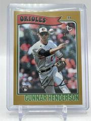 Gunnar Henderson [Gold] #2 Baseball Cards 2023 Topps Brooklyn Collection Prices