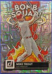 Mike Trout Baseball Cards 2022 Panini Donruss Bomb Squad Prices