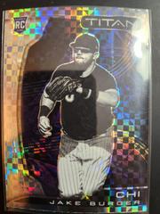 Jake Burger [Building Blocks] #13 Baseball Cards 2022 Panini Chronicles Titan Prices