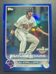Alex Kirilloff [Blue Foil] #179 Baseball Cards 2022 Topps Opening Day Prices