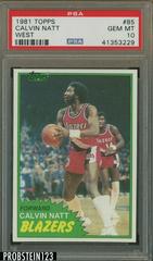Calvin Natt West #85 Basketball Cards 1981 Topps Prices