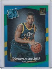 Donovan Mitchell [Holo Yellow Laser] #188 Basketball Cards 2017 Panini Donruss Prices