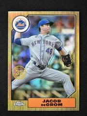 Jacob deGrom Baseball Cards 2022 Topps Chrome 1987 Prices