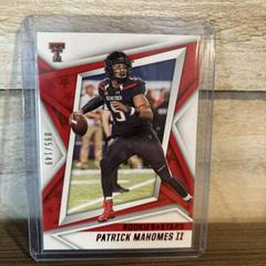 Patrick Mahomes II [Red] #18 Football Cards 2022 Panini Chronicles Draft Picks Rookies and Stars Prices