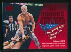 Cody Rhodes [Red] #RS-2 Wrestling Cards 2021 Upper Deck AEW Rhodes to Success Prices