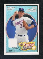 Nolan Ryan [Light Blue] #35 Baseball Cards 2008 Upper Deck Baseball Heroes Prices