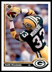 Keith Woodside Football Cards 1991 Upper Deck Prices