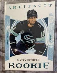 Matty Beniers [Turquoise] Hockey Cards 2022 Upper Deck Artifacts Prices