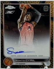 Somto Cyril [Orange] #CA-SC3 Basketball Cards 2022 Topps Chrome OTE Overtime Elite Autographs Prices