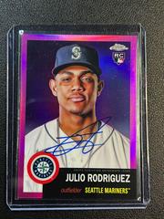 Julio Rodriguez [Pink] #CPA-JRO Baseball Cards 2022 Topps Chrome Platinum Anniversary Autographs Prices