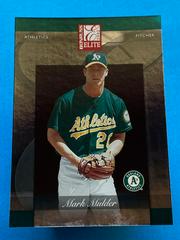Mark Mulder #18 Baseball Cards 2002 Donruss Elite Prices