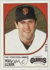 Will Clark #420 Baseball Cards 1988 Panini Stickers Prices