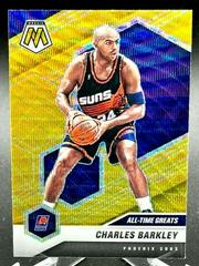 Charles Barkley [Gold Wave] Basketball Cards 2020 Panini Mosaic Prices