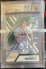 Adam Haseley [Autograph Status Die Cut Emerald] #8 Baseball Cards 2017 Panini Elite Extra Edition Prices