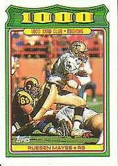 Rueben Mayes Football Cards 1988 Topps 1000 Yard Club Prices