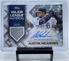 Austin Meadows #MLMA-AME Baseball Cards 2022 Topps Update Major League Material Autographs Prices