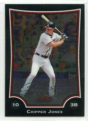 Chipper Jones #9 Baseball Cards 2009 Bowman Chrome Prices