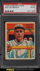 Walter Berger #108 Baseball Cards 1935 Diamond Stars Prices