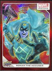 Ronan The Accuser [Red Prism] #27 Marvel 2023 Upper Deck Platinum Prices