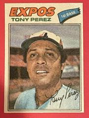 Tony Perez #37 Baseball Cards 1977 Topps Cloth Stickers Prices